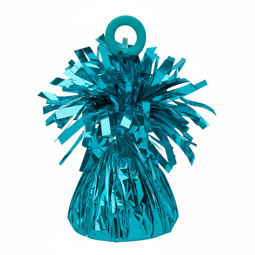 Caribbean Blue Small Foil Balloon Weight