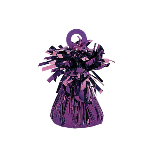Purple Small Foil Balloon Weight