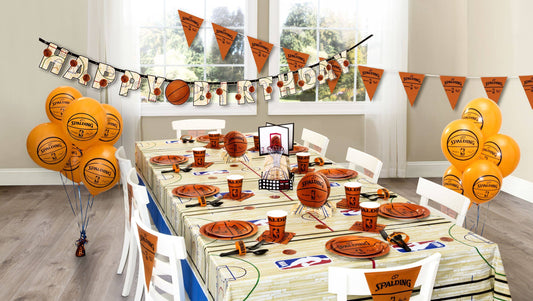 Basketball Round Paper Plates