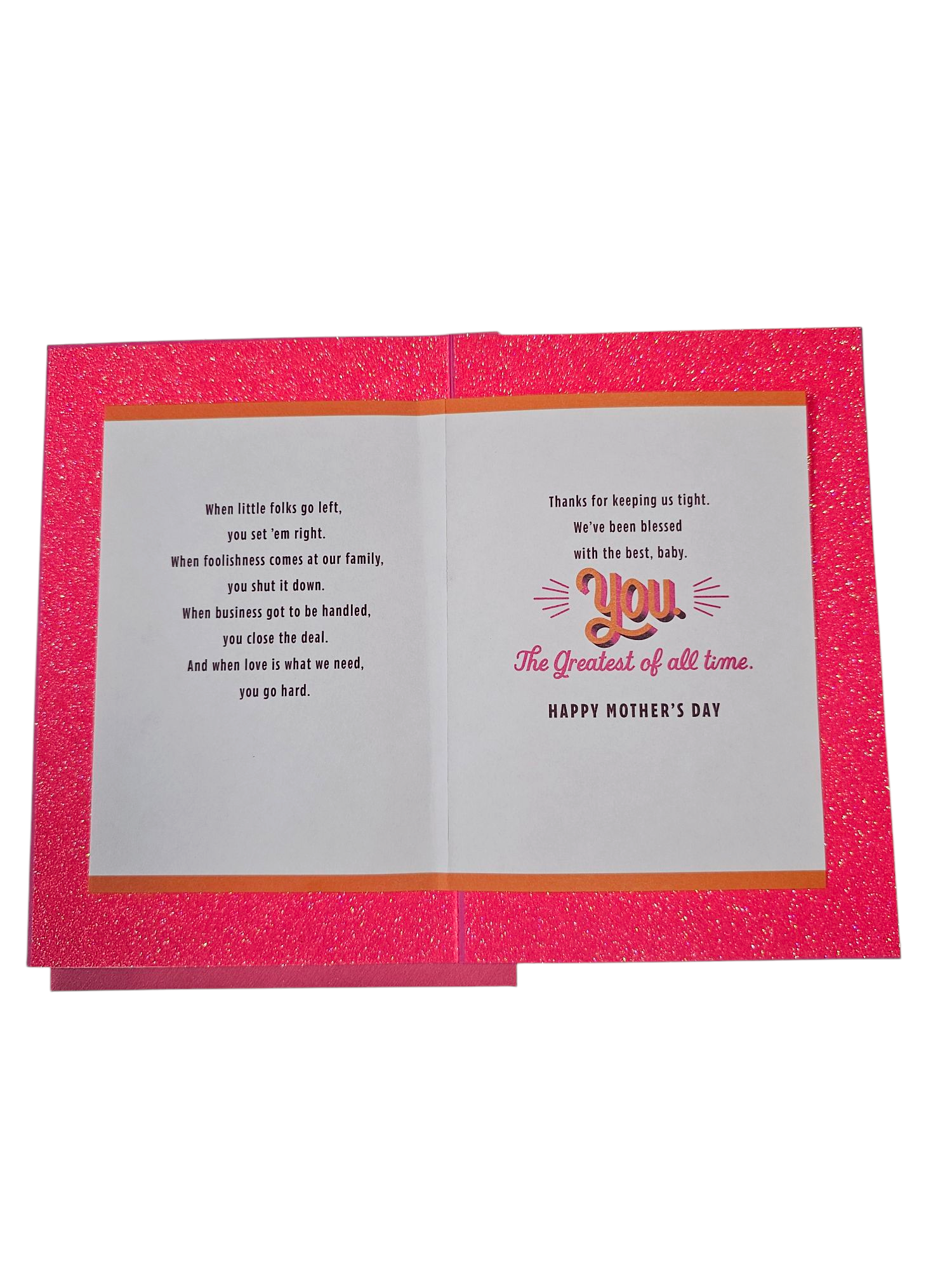 Elegant Hallmark Mahogany Mother's Day Gift Card