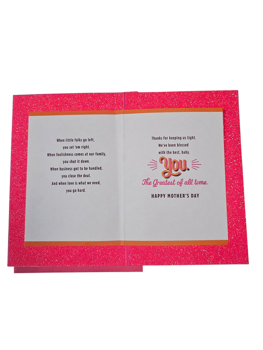 Elegant Hallmark Mahogany Mother's Day Gift Card