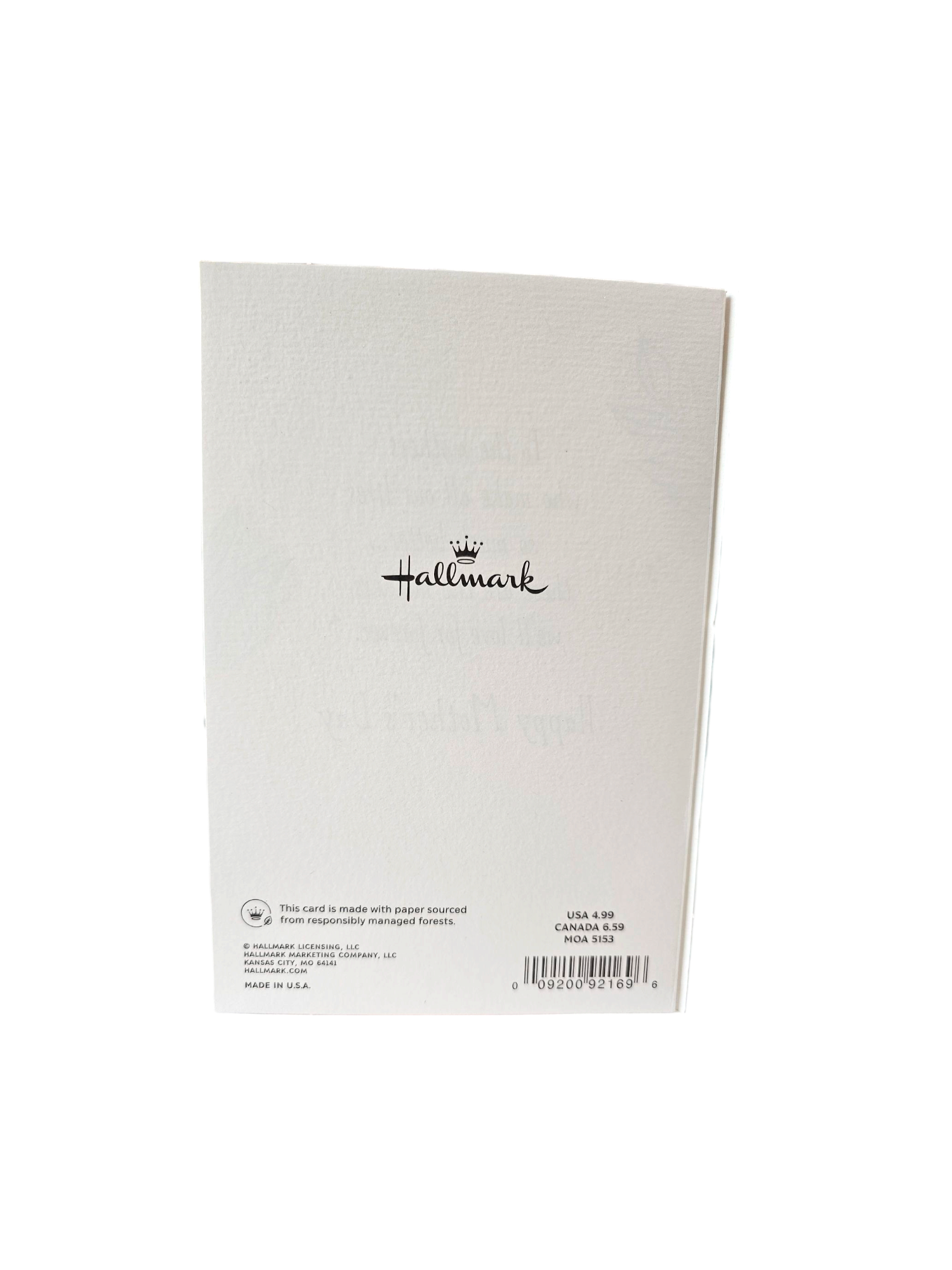 Unique Hallmark Happy Mother’s Day Gift Card