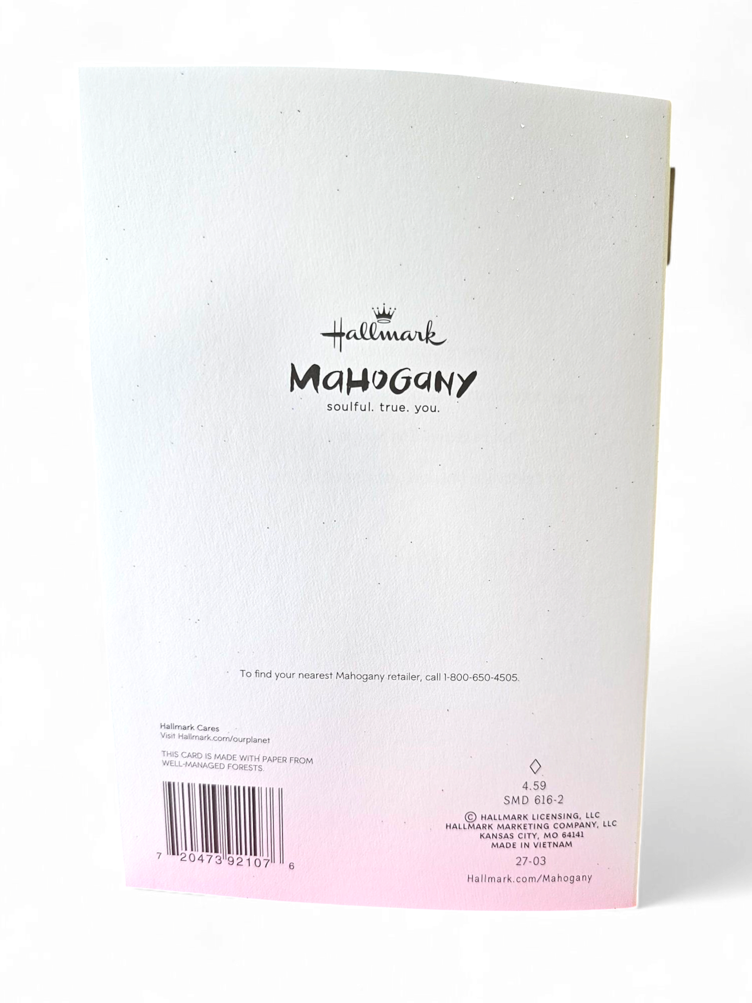 Premium Hallmark Mahogany Mother’s Day Gift Card for Sister