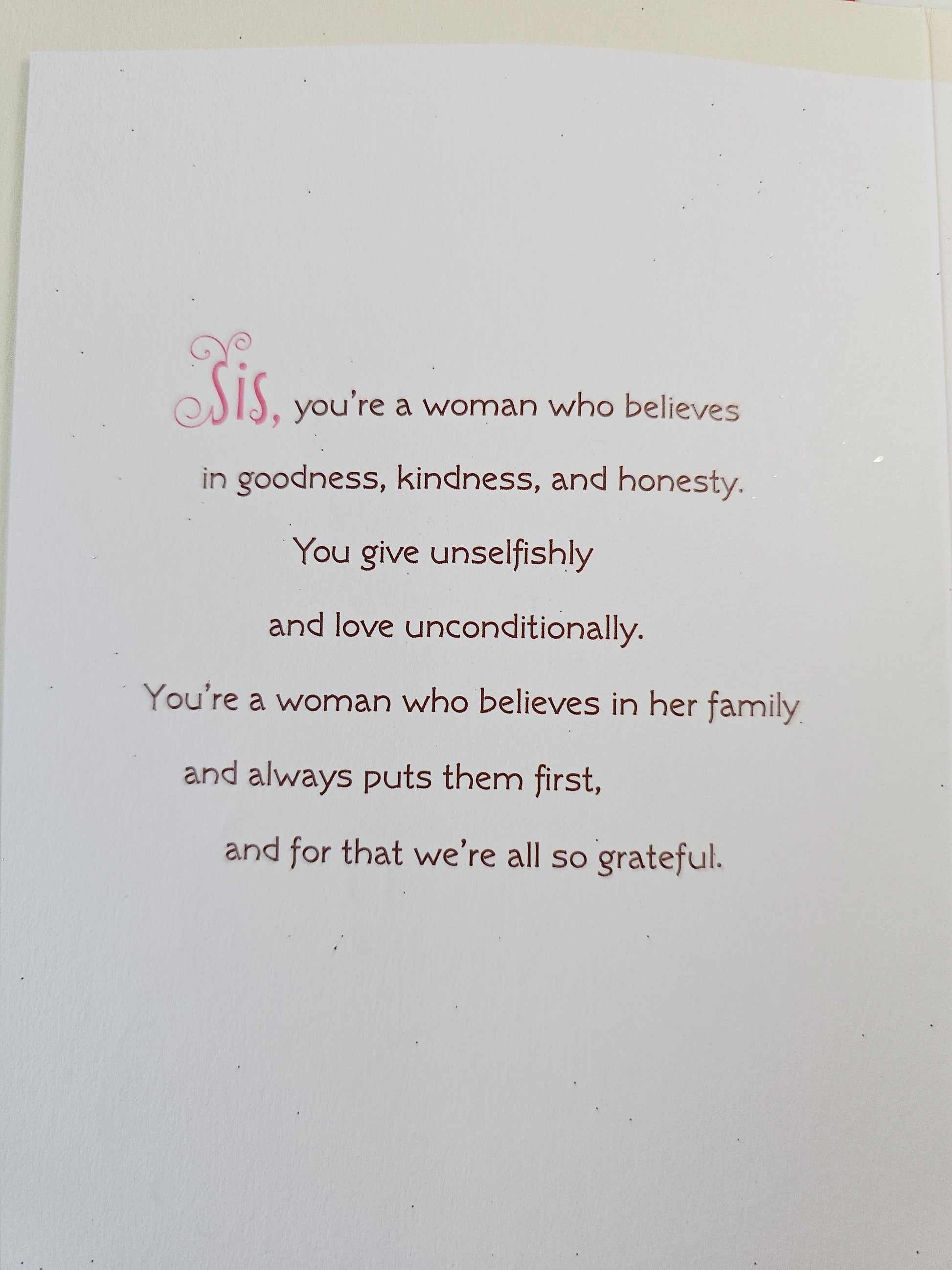 Hallmark Mahogany Mother’s Day Gift Card for Sister