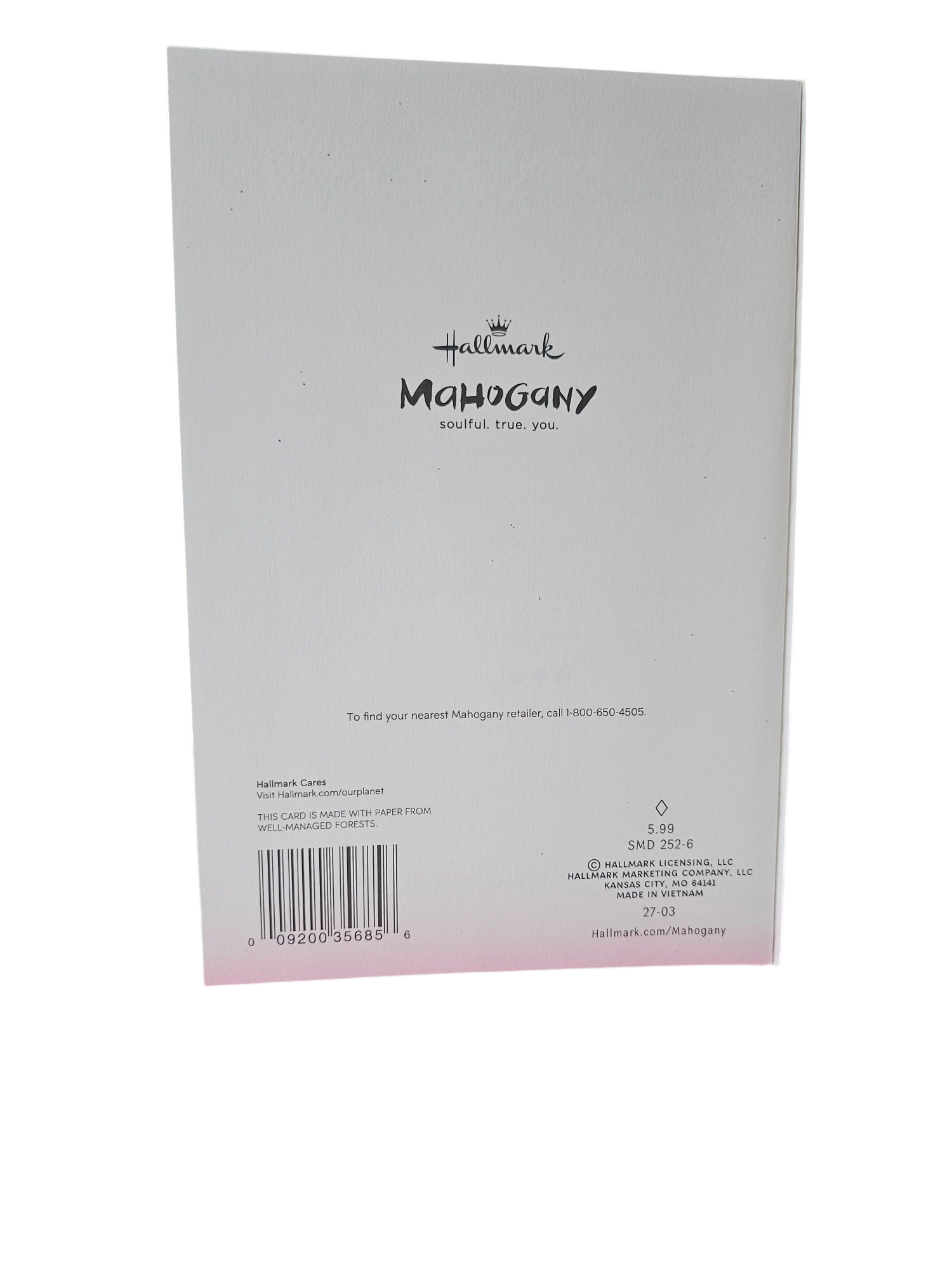 Beautiful Hallmark Mahogany Sister Mother's Day Gift Card