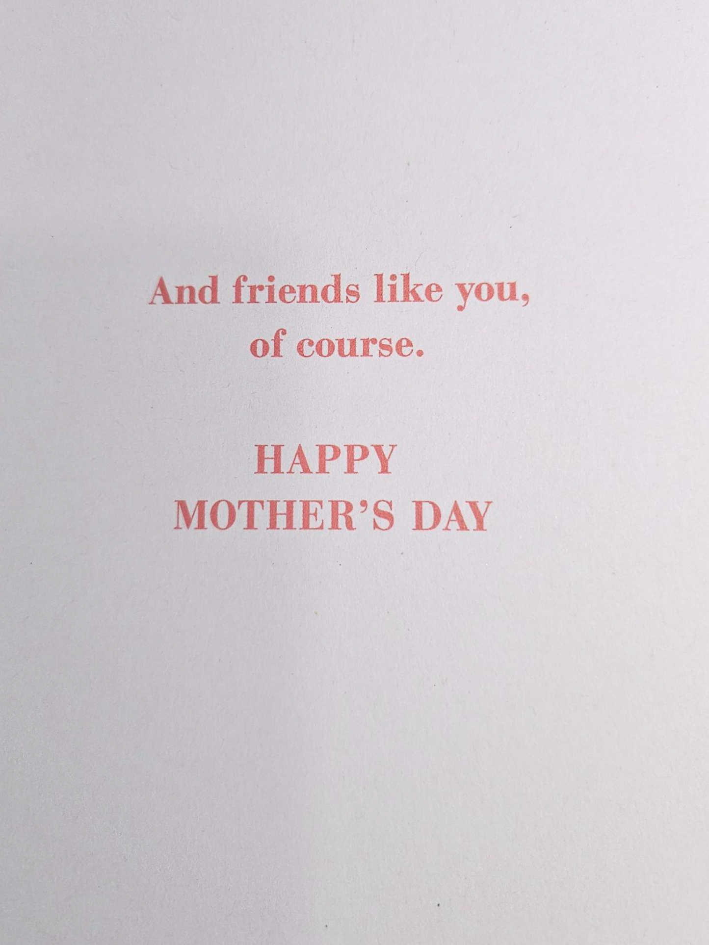 Shoebox Mother's Day Card