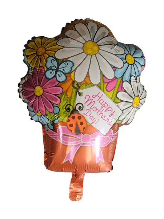 Happy Mother's Day Heart Foil Balloon 18-inch