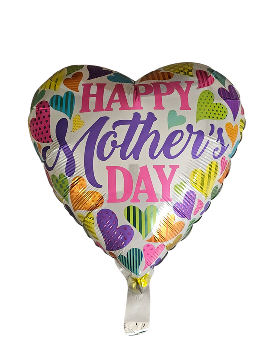 Shop Happy Mother's Day Heart Foil Balloon