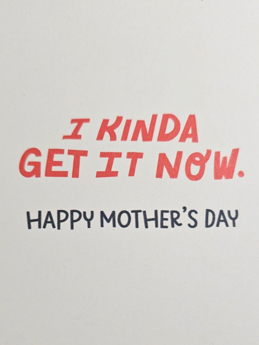 Shoebox Mother's Day Card