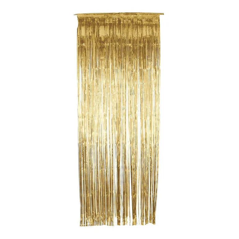 Gold Foil Metallic Curtain