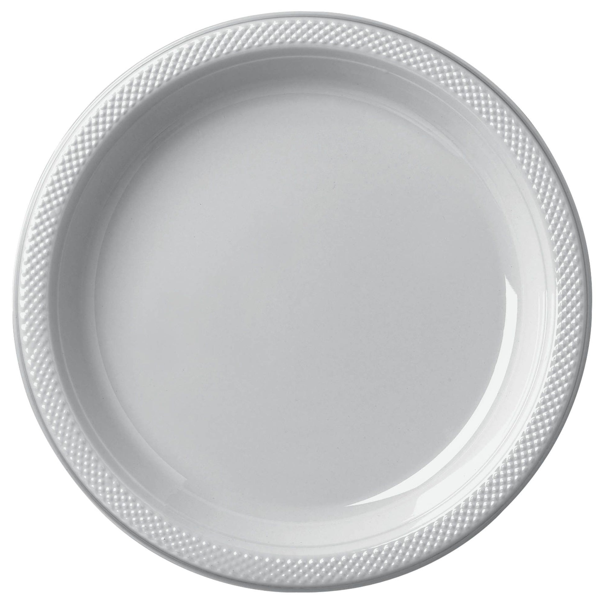 White Plastic Plates