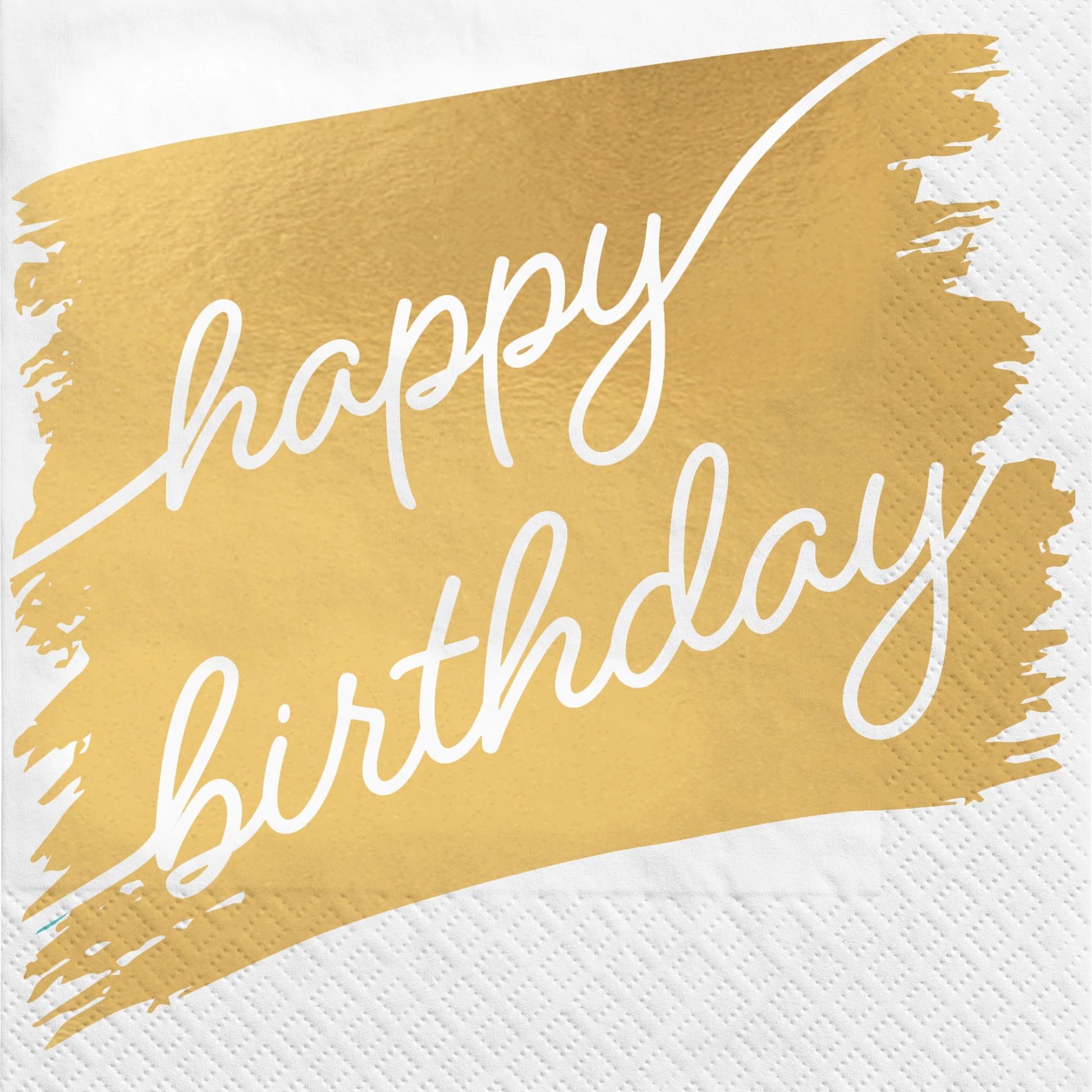 Golden Age Birthday Luncheon Napkins