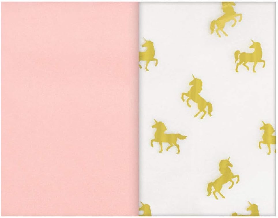 Metallic Gold Unicorn Tissue Paper