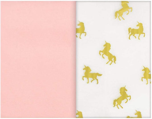 Metallic Gold Unicorn Tissue Paper