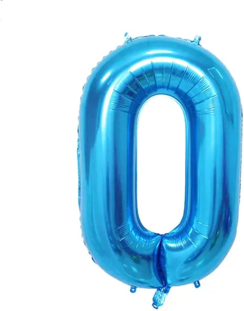 Blue Number Foil Balloon - 32in