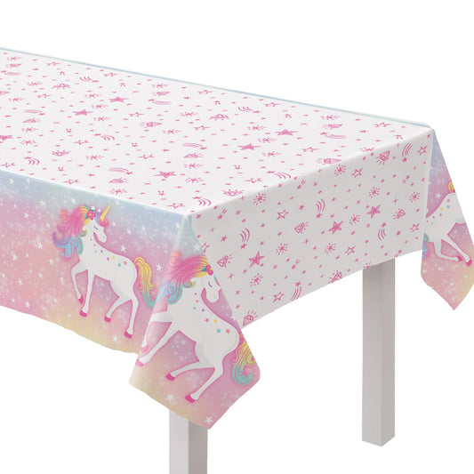 Enchanted Unicorn Plastic Rectangle Table Cover