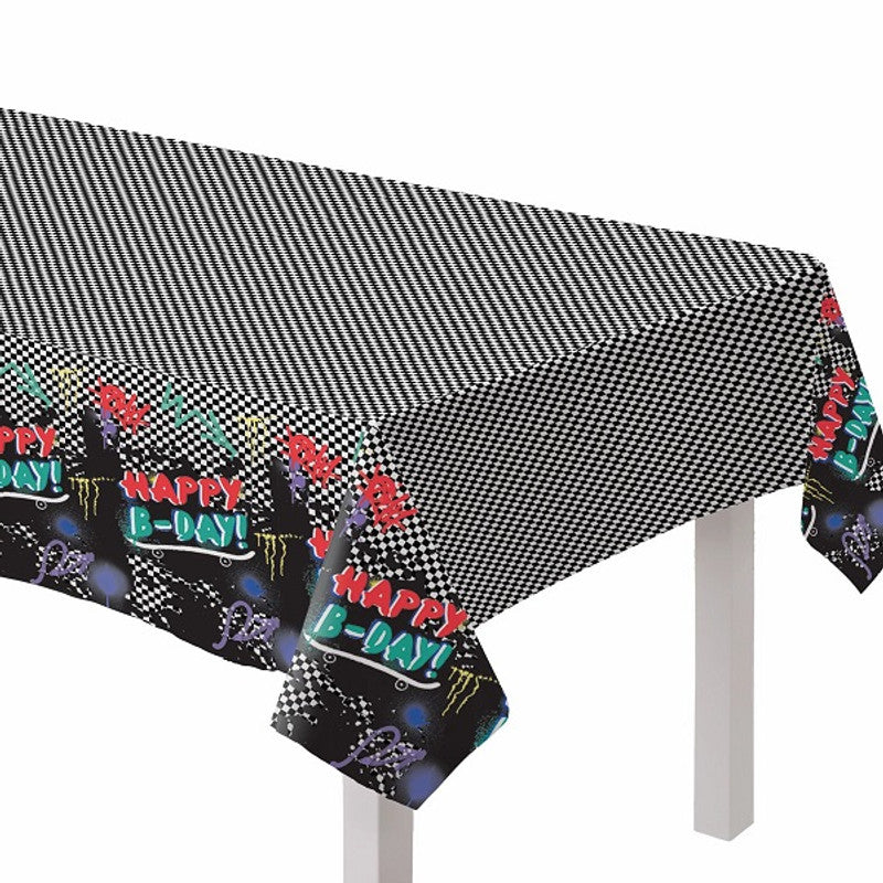 Skater Party Plastic Table Cover
