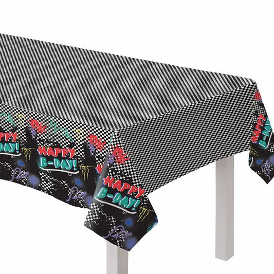 Skater Party Plastic Table Cover