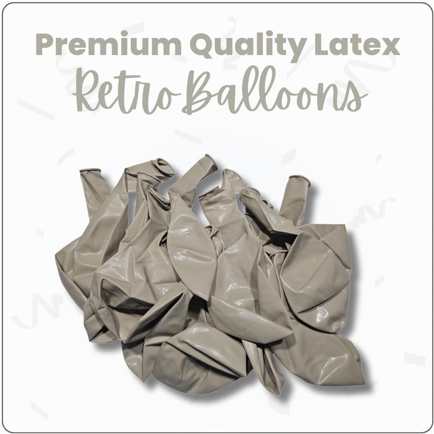 Retro Sand Latex Balloons