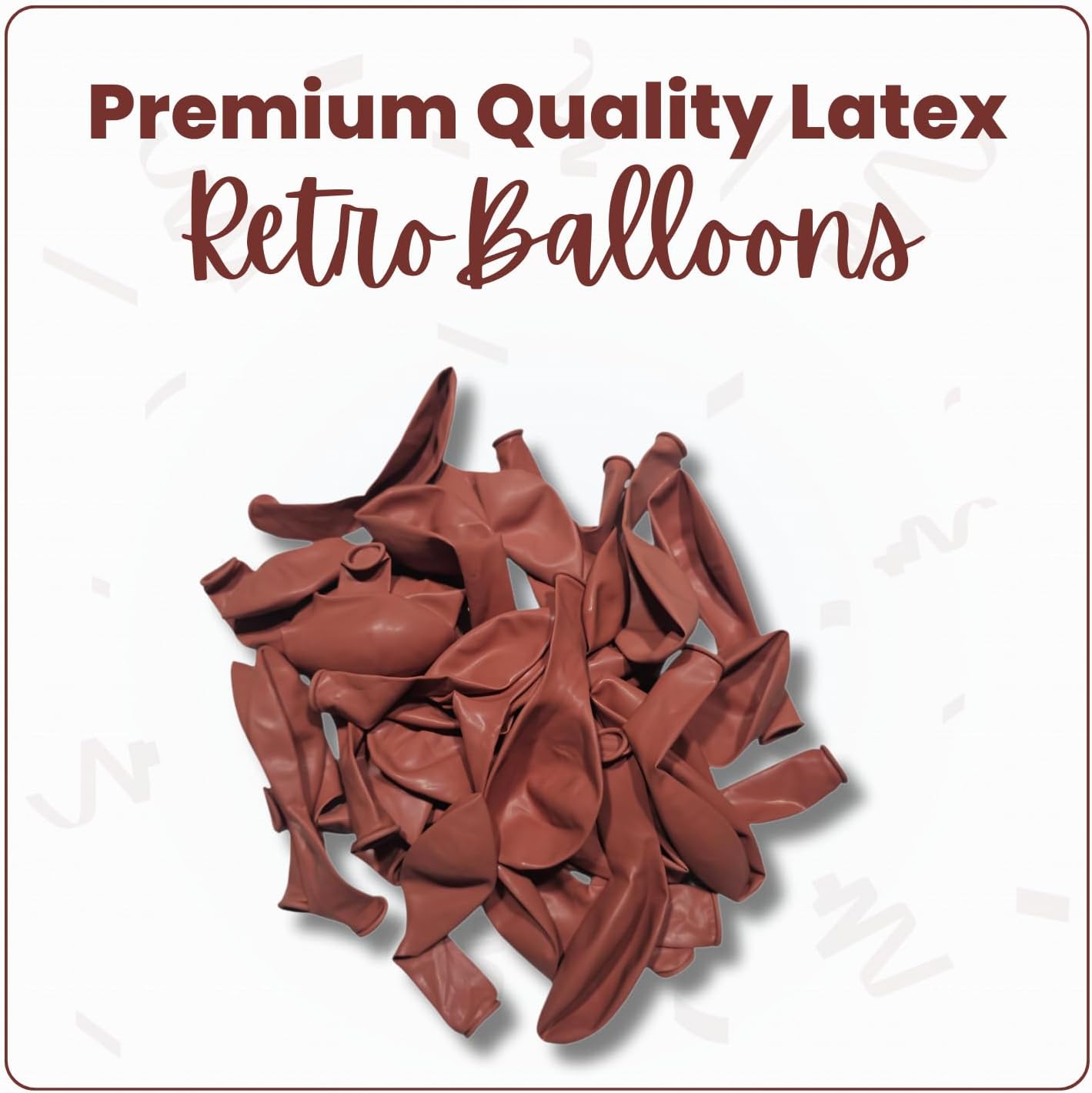 Retro Bean Paste Latex Balloons