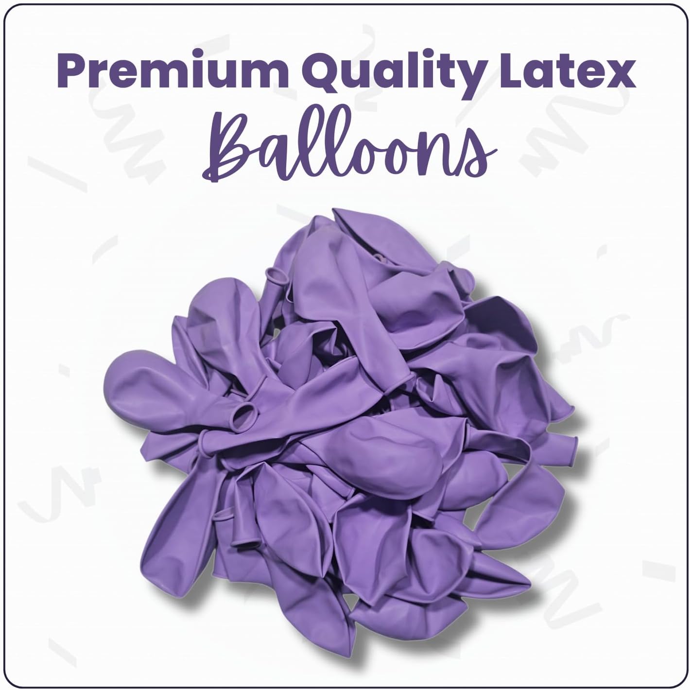 Macaron Purple Latex Balloons