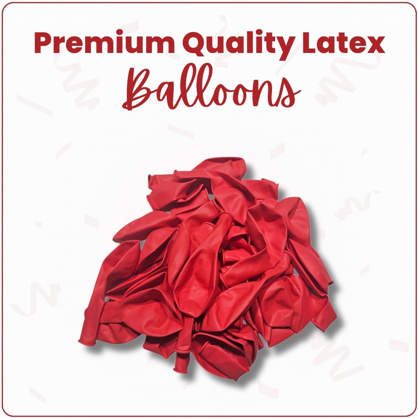 Macaron Red Latex Balloons