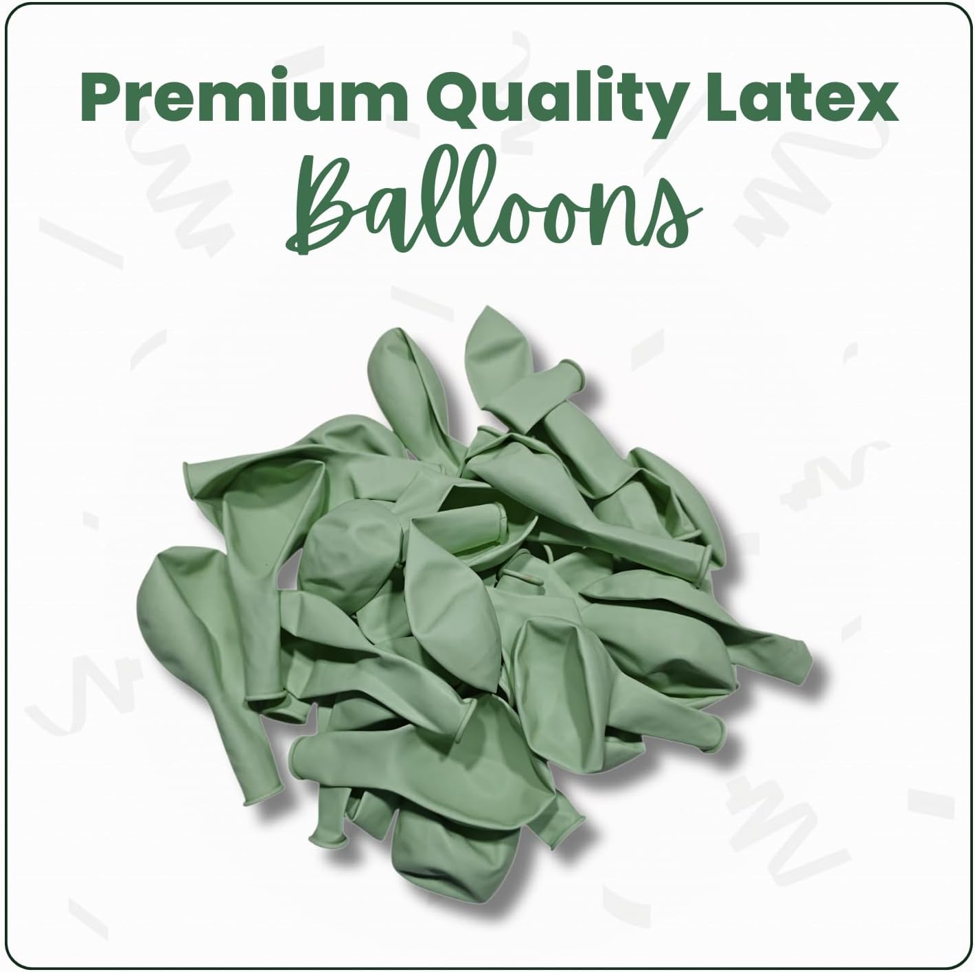 Macaron Green Latex Balloons
