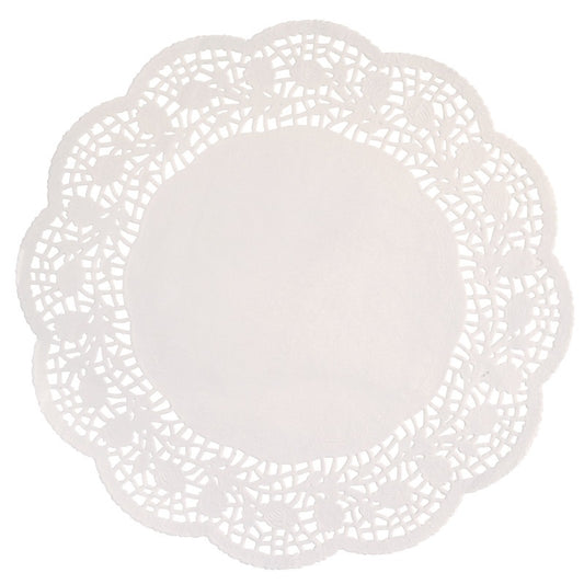 White Round Doilies 12" - 12ct