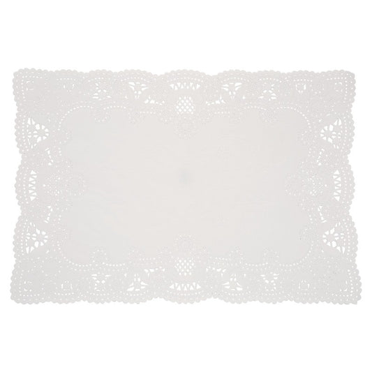 White Placemat Doilies 8ct