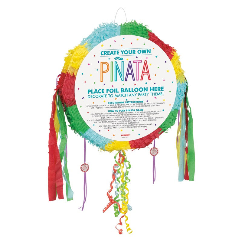 Create Your Own Drum Pull Pop Out Pinata