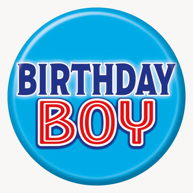 Birthday Boy Button 3"