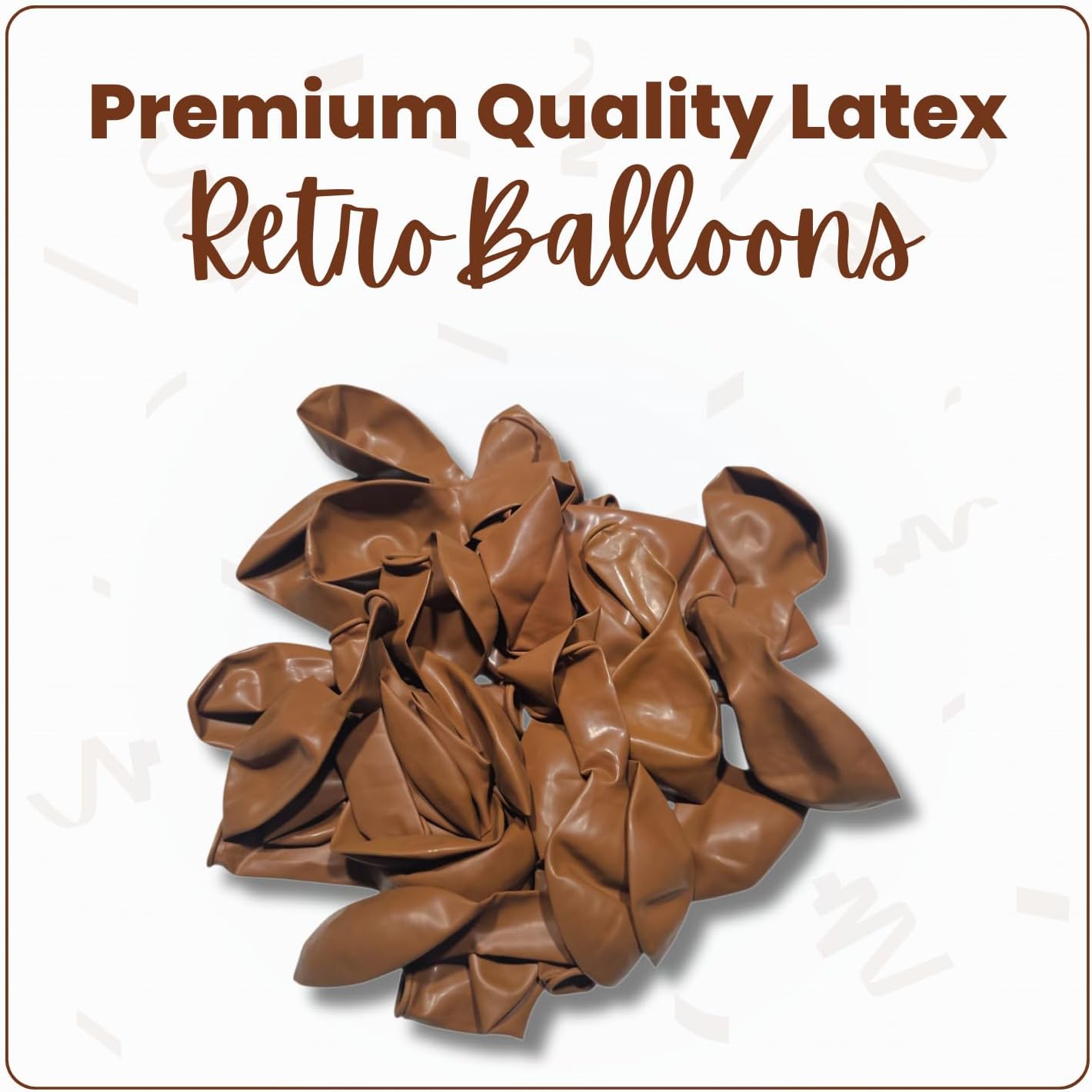 Retro Khaki Latex Balloons