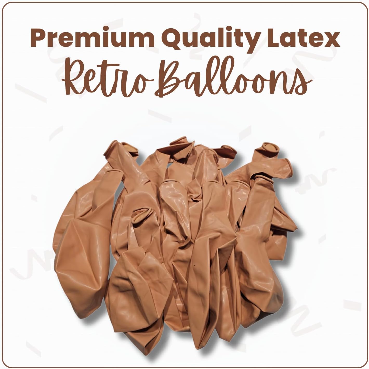Retro Apricot Latex Balloons