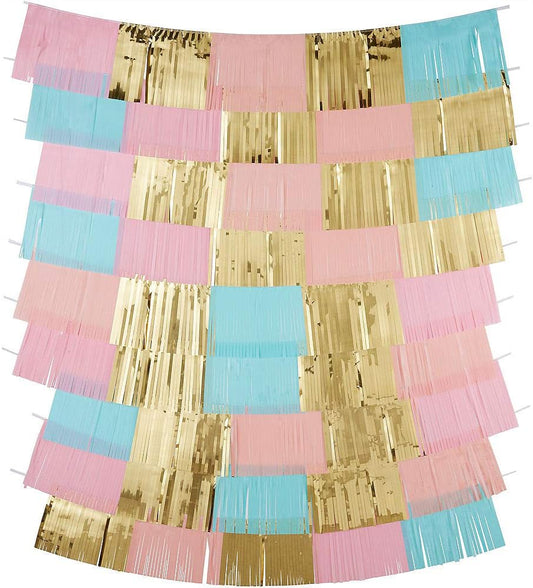 Pastel Foil Decorating Backdrop