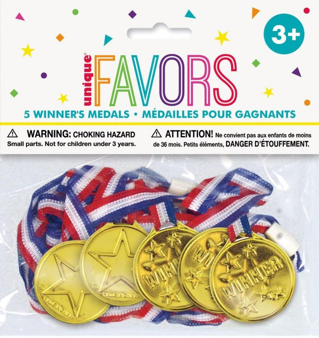 Shop Winner Medal Favors - 5ct