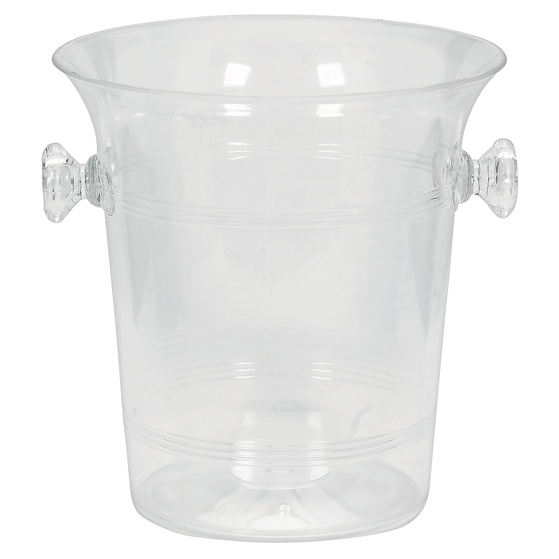 Clear Plastic Ice Bucket