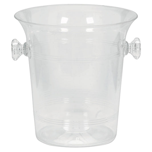 Clear Plastic Ice Bucket