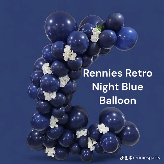 Retro Night Blue Balloons