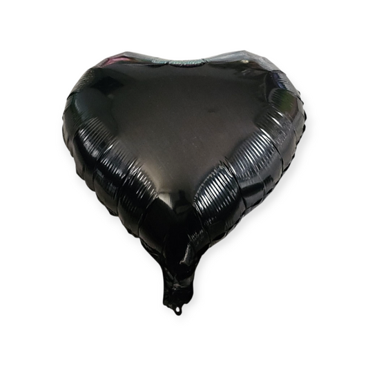 Buy Black Heart Foil Balloon 17 Inch