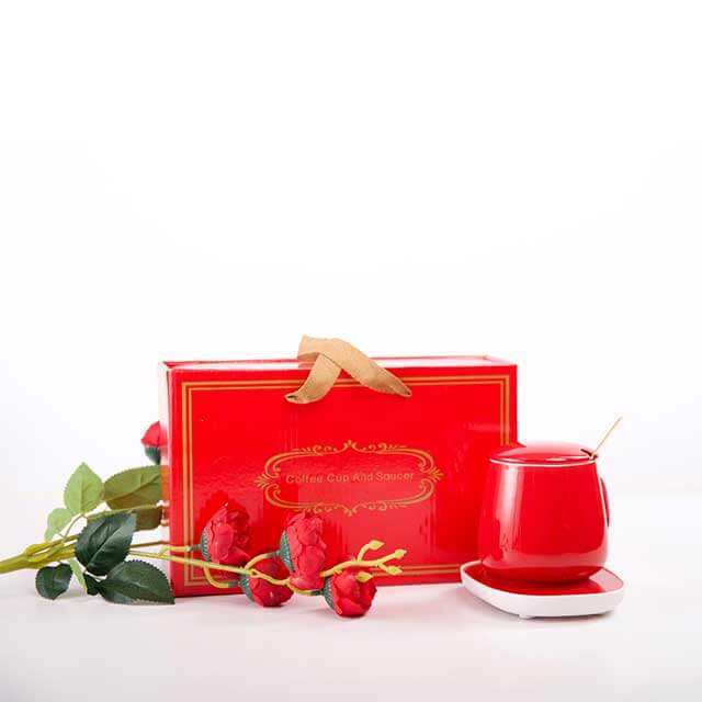 Red White Coffee and Tea Mug Warmer