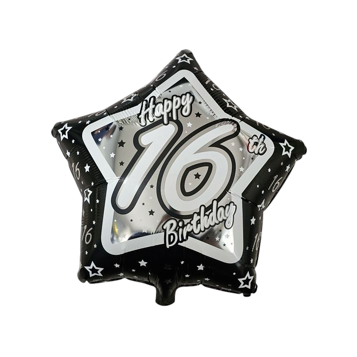 Happy Birthday 16th Foil Balloon 18"