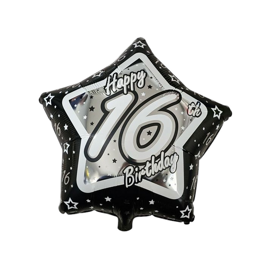 Happy Birthday 16th Foil Balloon 18"
