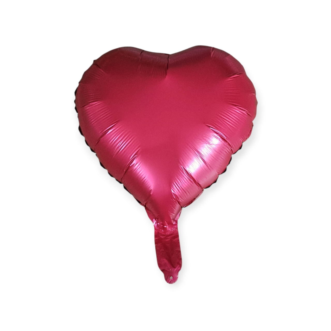 Hot Pink Satin Heart Foil Balloon 17 Inch