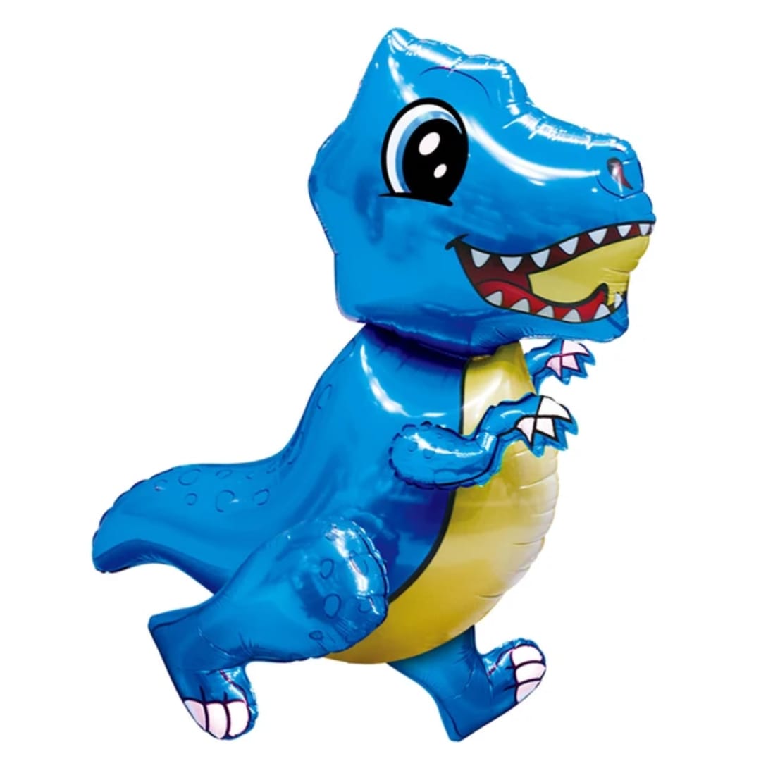 Blue Dinosaur Foil Balloon