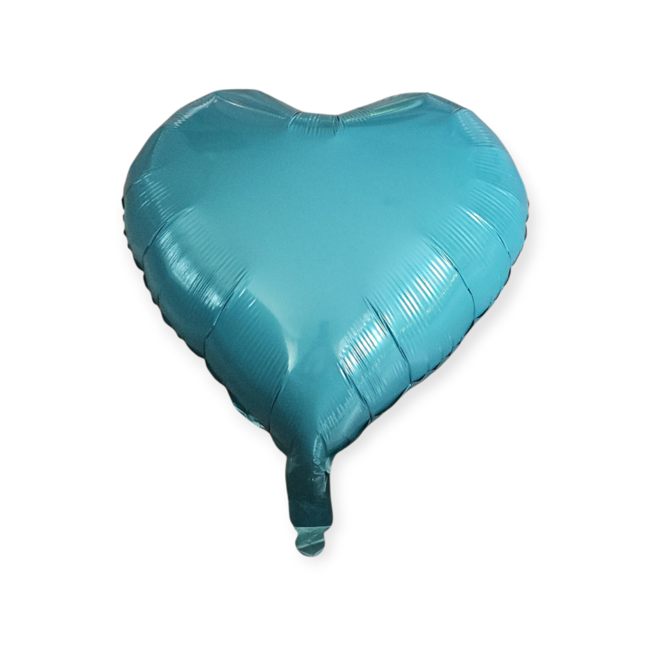 Caribbean Blue Heart Foil Balloon 17 Inch