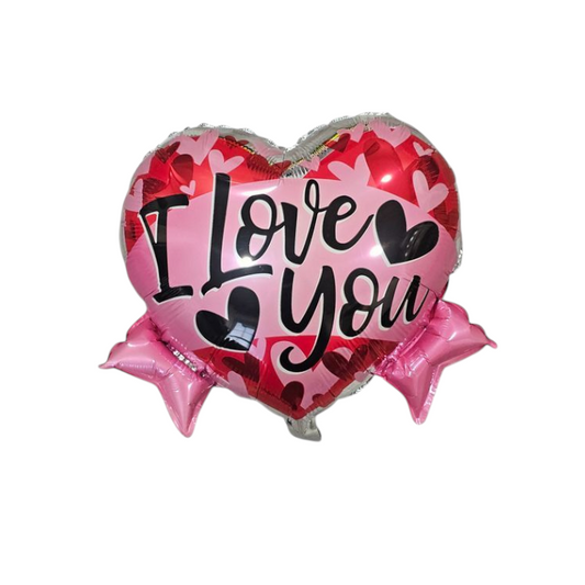 I Love You Heart Foil Balloon 19"