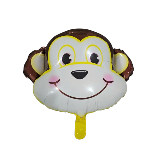 Monkey Head Medium Foil Balloon 18