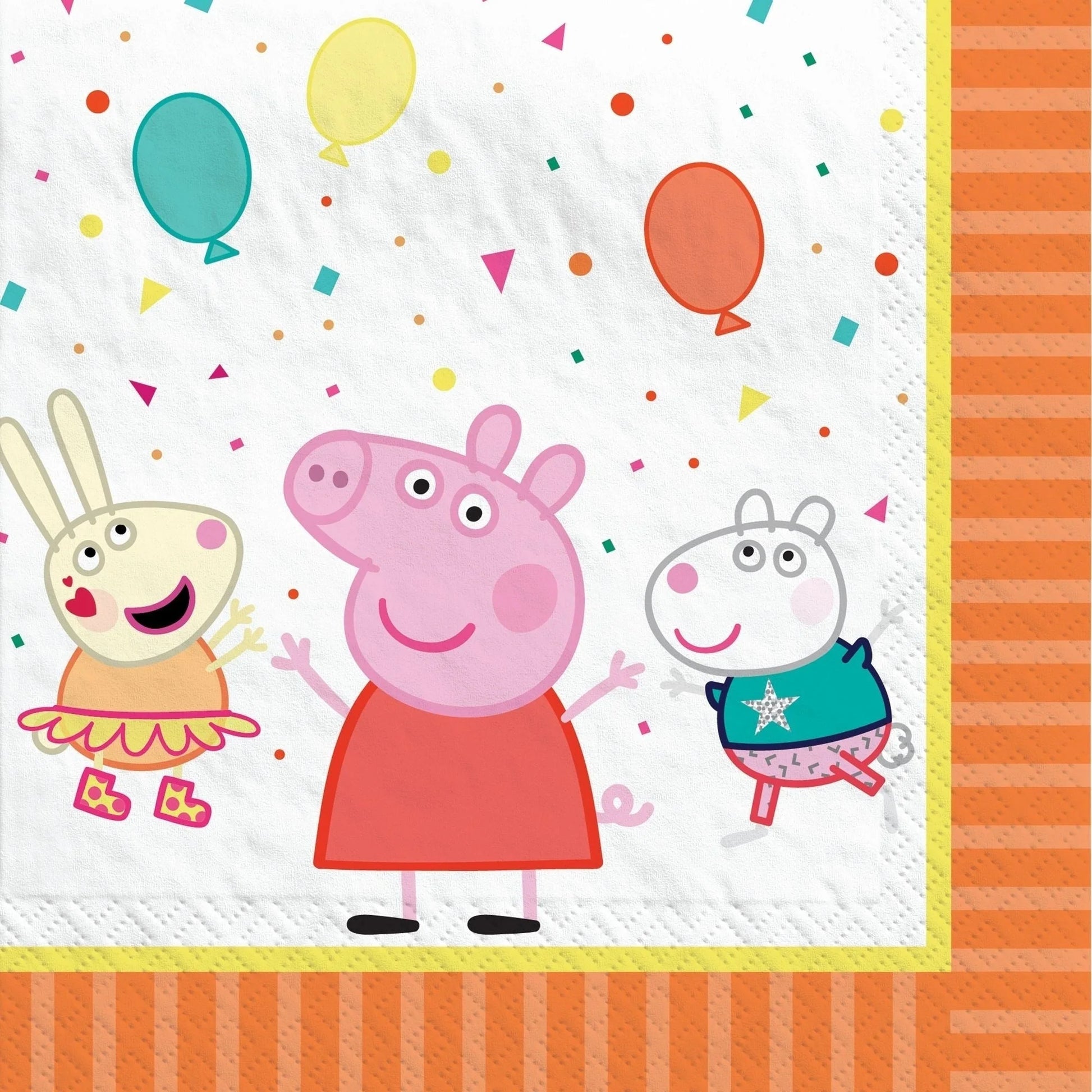 Peppa Pig Confetti Party Luncheon Paper Napkins