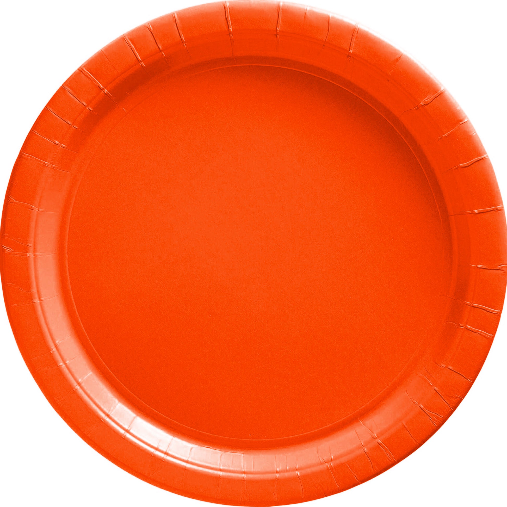 Orange Paper Plates