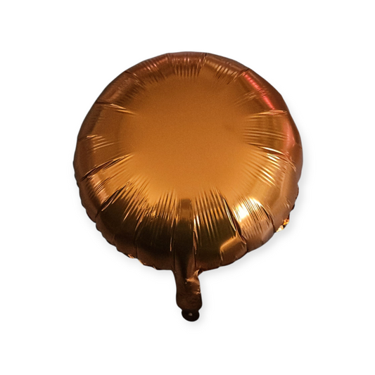 Orange Round Foil Balloon 18 Inch